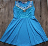 2019 Girls Summer  Dress Princess Cosply Birthday Dresses Costume for Kids Clothing Children Party Dresses
