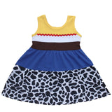 2019 Girls Summer  Dress Princess Cosply Birthday Dresses Costume for Kids Clothing Children Party Dresses