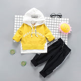 Children Clothing 2019 Autumn Winter Toddler Boy Clothes Hooded+Pant Outfit Kids Clothes Suit For Boys Clothing Set 1 2 3 4 Year