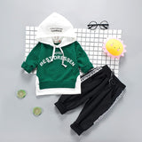 Children Clothing 2019 Autumn Winter Toddler Boy Clothes Hooded+Pant Outfit Kids Clothes Suit For Boys Clothing Set 1 2 3 4 Year