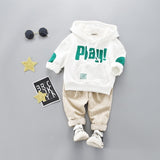 Children Clothing 2019 Autumn Winter Toddler Boy Clothes Hooded+Pant Outfit Kids Clothes Suit For Boys Clothing Set 1 2 3 4 Year