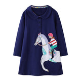 Girls Dress Long Sleeve Baby Girls Clothes Reversible Sequined Princess Dress Christmas Costume for Kids Clothing Children Dress