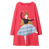 Girls Dress Long Sleeve Baby Girls Clothes Reversible Sequined Princess Dress Christmas Costume for Kids Clothing Children Dress