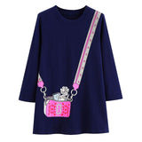Girls Dress Long Sleeve Baby Girls Clothes Reversible Sequined Princess Dress Christmas Costume for Kids Clothing Children Dress