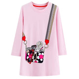 Girls Dress Long Sleeve Baby Girls Clothes Reversible Sequined Princess Dress Christmas Costume for Kids Clothing Children Dress