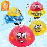 Bath Toys Spray Water Light Rotate With Shower Pool Kids Toys For Children Toddler Swimming Party Bathroom LED Light Toys