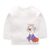 Brand Baby Long Sleeve Girls T-shirts  Kids Clothes Clothing Child Rabbit Print Costume Top Tees