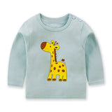 Brand Baby Long Sleeve Girls T-shirts  Kids Clothes Clothing Child Rabbit Print Costume Top Tees