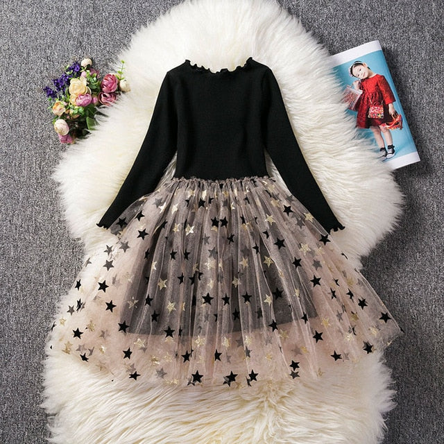 Little Girl Ceremonies Dress Baby Children's Clothing Tutu Kids Dresses for Girls Clothes Wedding Party Gown Vestidos Robe Fille