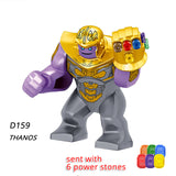 Thanos Captain Marvel Avengers 4 Endgame Block Iron Man Hulk Spiderman Captain America Building Blocks Figures Toys For Kids