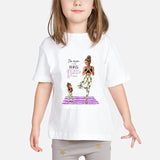 Super Mom Baby Girls T Shirt Mother and Baby Love Life Vogue Kawaii Printed T-Shirts Mommy's Love Kids White Clothing Child Tops