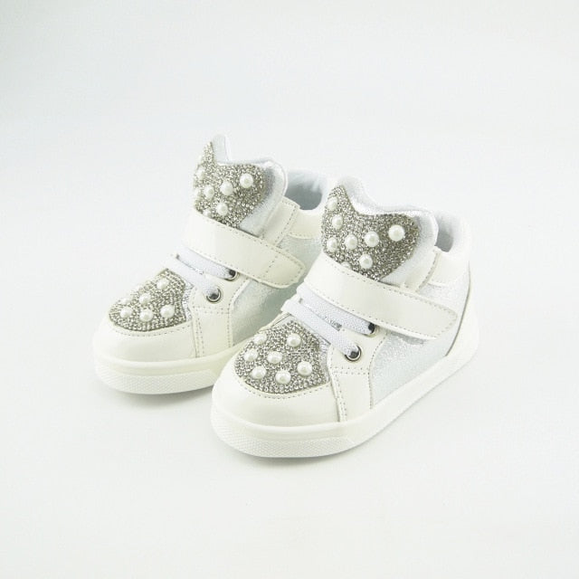 Koovan Children Sneakers 2018 New Fashion Boots Rhinestone For 1-3years Babys Children Boys Kids Girls Soft Bottom Causal Shoe