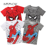 INPEPNOW 2019 Spiderman Shirt Boys T Shirt Cartoon Kids Tshirt Sequin T-Shirts for Girls/Boy Child T-Shirt for Children Clothing