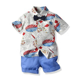 Hot sale! 2019 Summer style Children clothing sets Baby boys girls t shirts+shorts pants sports suit kids clothes