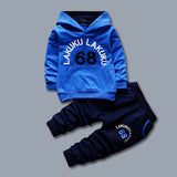 Toddler Tracksuit Autumn Baby Clothing Sets Children Boys Girls Fashion Brand Clothes Kids Hooded T-shirt And Pants 2 Pcs Suits