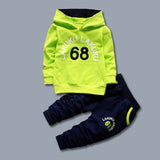 Toddler Tracksuit Autumn Baby Clothing Sets Children Boys Girls Fashion Brand Clothes Kids Hooded T-shirt And Pants 2 Pcs Suits