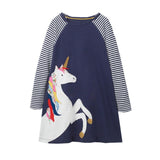 VIKITA Kids Girls Dress Baby Children Toddler Princess Dress Vestidos Children's Clothing Girls Winter Dresses 2-8Y LH5805 MIX
