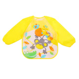 Baby Bibs Waterproof EVA Full Sleeve Bibs Children Apron Long Sleeve Feeding Bibs Kids Eating Breastplate Kid Baby Cloth Stuff