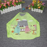 Baby Bibs Waterproof EVA Full Sleeve Bibs Children Apron Long Sleeve Feeding Bibs Kids Eating Breastplate Kid Baby Cloth Stuff
