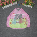 Baby Bibs Waterproof EVA Full Sleeve Bibs Children Apron Long Sleeve Feeding Bibs Kids Eating Breastplate Kid Baby Cloth Stuff