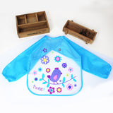 Baby Bibs Waterproof EVA Full Sleeve Bibs Children Apron Long Sleeve Feeding Bibs Kids Eating Breastplate Kid Baby Cloth Stuff