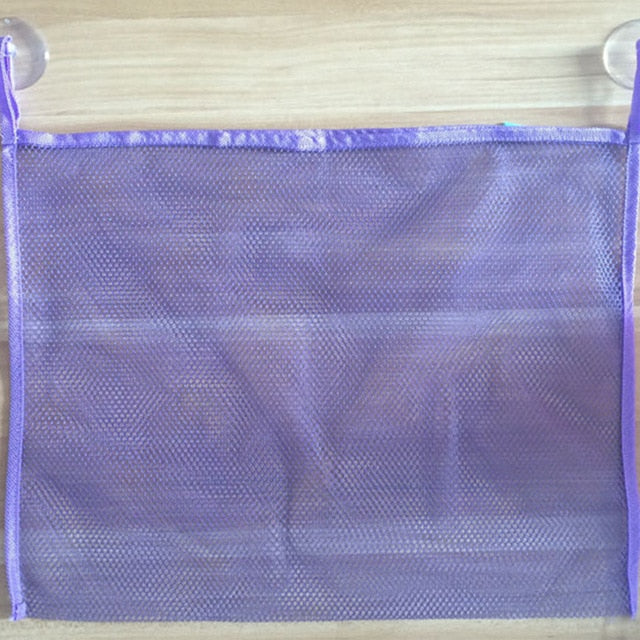 Baby Toy Mesh Bag Bath Bathtub Doll Organizer Suction Bathroom Bath Toy Stuff Net Baby Kids Bath Bathtub Toy Bath Game Bag Kids