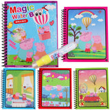 Montessori Coloring Book Doodle & Magic Pen Painting Drawing Board For Kids Toys Magic Water Drawing Book Birthday Gift
