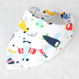 Cotton Baby Bibs Bandana Feeding Brup Cloth for Infant Newborns Saliva Towel Scarf Kids Toddler Baby Care Boys Girls Stuff Bib