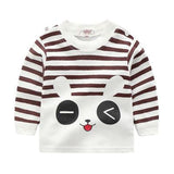Brand Baby Long Sleeve Girls T-shirts  Kids Clothes Clothing Child Rabbit Print Costume Top Tees