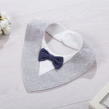 Infant Apron Baby Kids Bibs Burp Boy Girls Newborn Feeding Waterproof Toddlers Soft Bow Burp Tie Stuff Cloth scarf children
