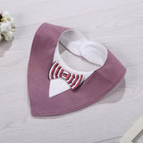 Infant Apron Baby Kids Bibs Burp Boy Girls Newborn Feeding Waterproof Toddlers Soft Bow Burp Tie Stuff Cloth scarf children