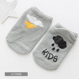Lytwtw's Baby Floor Boy Girl Kids Children Smile Infant Cotton Anti Skid Slip Toddler Slipper Sock Striped Newborn cheap stuff