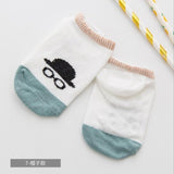 Lytwtw's Baby Floor Boy Girl Kids Children Smile Infant Cotton Anti Skid Slip Toddler Slipper Sock Striped Newborn cheap stuff