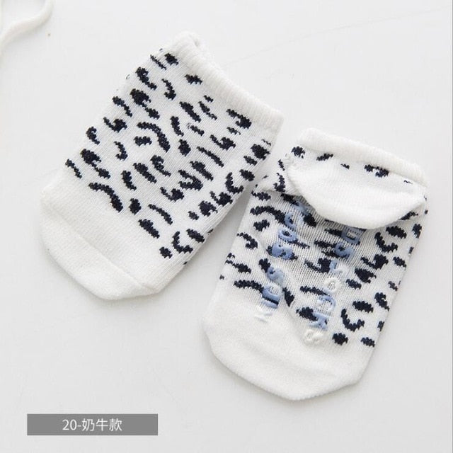 Lytwtw's Baby Floor Boy Girl Kids Children Smile Infant Cotton Anti Skid Slip Toddler Slipper Sock Striped Newborn cheap stuff