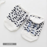 Lytwtw's Baby Floor Boy Girl Kids Children Smile Infant Cotton Anti Skid Slip Toddler Slipper Sock Striped Newborn cheap stuff