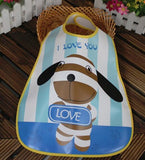 Cartoon Baby Bibs Apron Adjustable Burp Cloths Feeding with Long Sleeves Baby Accessories Stuff Cute Animals bavoir toddler kids