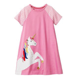 Toddler Dresses for Girls Clothes 2019 Brand Cotton Casual Princess Dress Unicorn Kids Dresses Children Clothing Baby Girl Dress