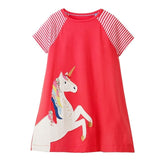 Toddler Dresses for Girls Clothes 2019 Brand Cotton Casual Princess Dress Unicorn Kids Dresses Children Clothing Baby Girl Dress