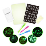 A4 Drawing Board Writing Magic Pen Educational Toy Draw Light Russian Language Kid With Night Noctilucent In Dark Children Funny