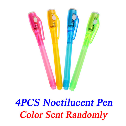 A4 Drawing Board Writing Magic Pen Educational Toy Draw Light Russian Language Kid With Night Noctilucent In Dark Children Funny