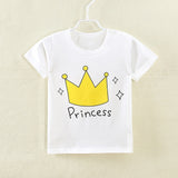 [Unini-yun]Fashion Cotton Spaceship Boys Girls T-Shirts Children Kids Cartoon Print T shirts Baby Child Tops Clothing Tee 6M-7T