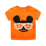 [Unini-yun]Fashion Cotton Spaceship Boys Girls T-Shirts Children Kids Cartoon Print T shirts Baby Child Tops Clothing Tee 6M-7T