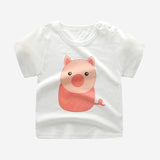 [Unini-yun]Fashion Cotton Spaceship Boys Girls T-Shirts Children Kids Cartoon Print T shirts Baby Child Tops Clothing Tee 6M-7T