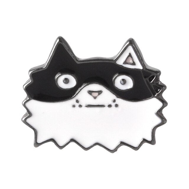 Cuty Animals Enamel Pins Dog Cat Bird Star Cool Stuff Brooch Badge Denim Shirt Lapel Pin Cartoon Jewelry Gift for Kids Girls