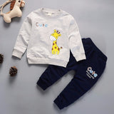 New Spring Autumn Children Clothing Boys Cartoon Casual Sports T-shirt Pants 2pcs/Set Infant Outfit Kids Clothes Suit Tracksuits