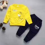 New Spring Autumn Children Clothing Boys Cartoon Casual Sports T-shirt Pants 2pcs/Set Infant Outfit Kids Clothes Suit Tracksuits