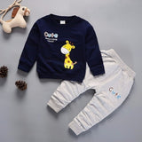 New Spring Autumn Children Clothing Boys Cartoon Casual Sports T-shirt Pants 2pcs/Set Infant Outfit Kids Clothes Suit Tracksuits