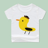 Girls T shirt Print Cartoon Kids Clothing New 2019 Summer Fashion Children Girl Short Sleeve Cotton T shirts For Boys