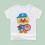 Girls T shirt Print Cartoon Kids Clothing New 2019 Summer Fashion Children Girl Short Sleeve Cotton T shirts For Boys