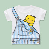Girls T shirt Print Cartoon Kids Clothing New 2019 Summer Fashion Children Girl Short Sleeve Cotton T shirts For Boys